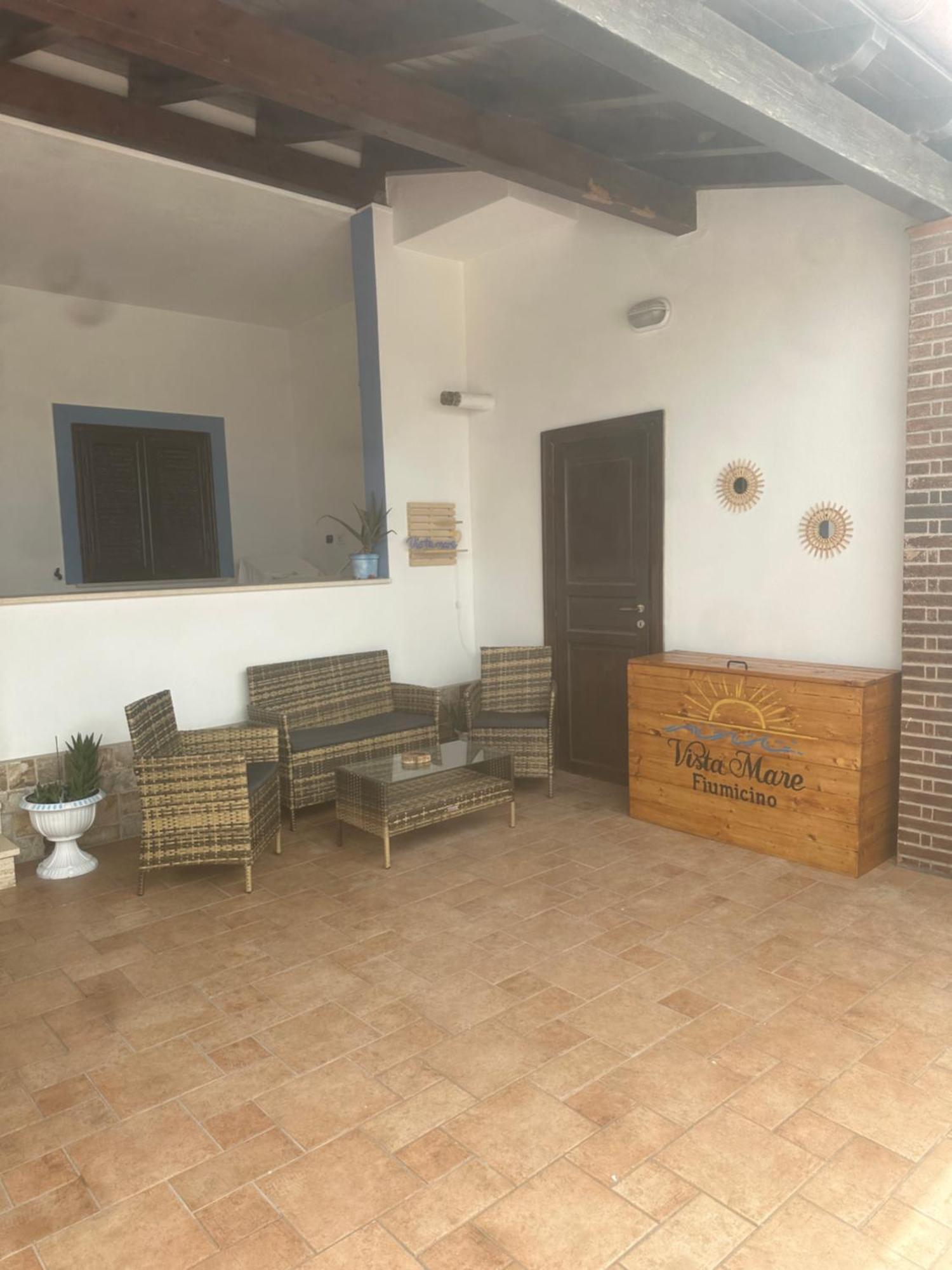 Villa Vista Mare Fiumicino Esterno foto